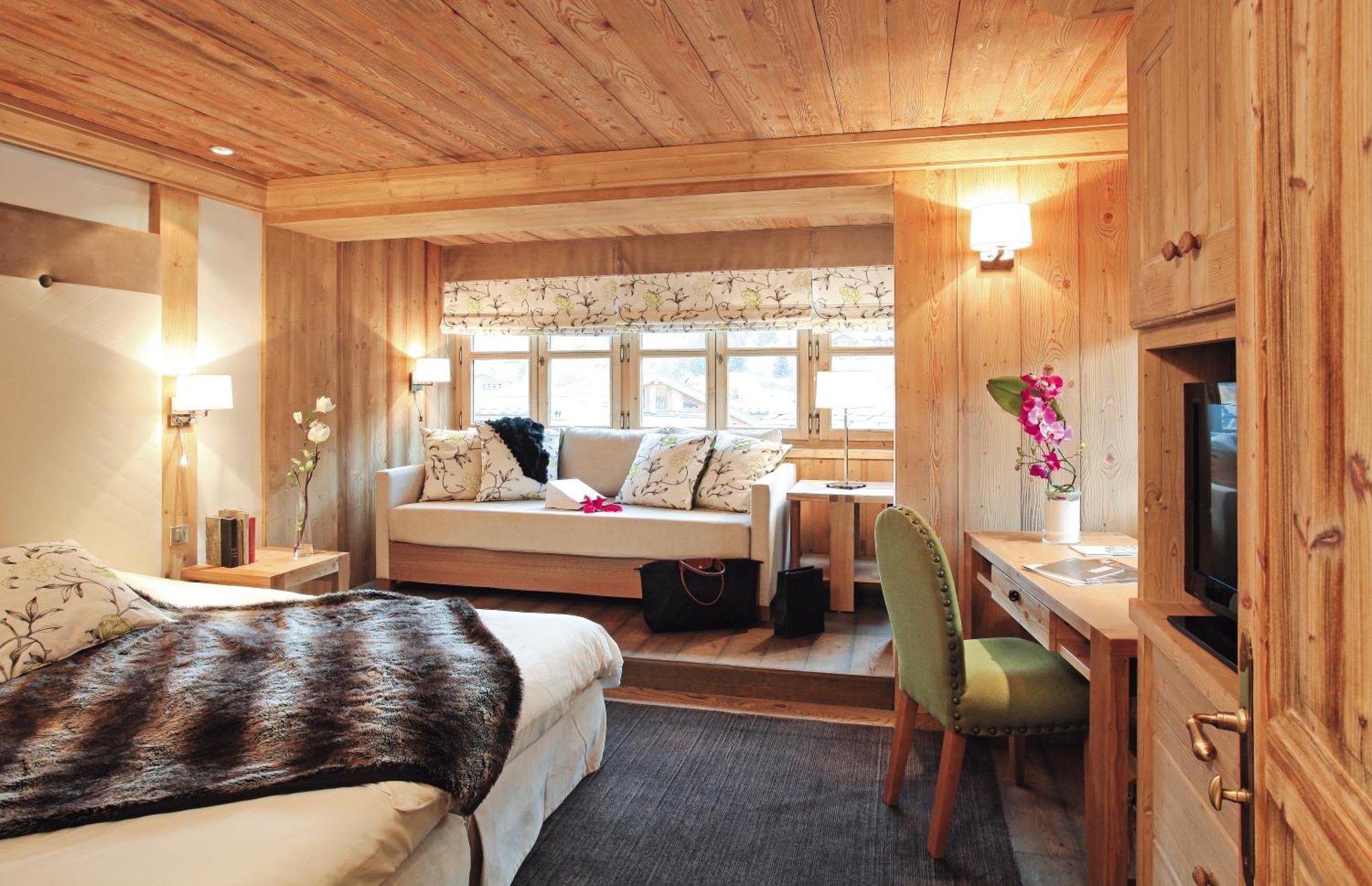 Les Peupliers Hotell Courchevel Exteriör bild